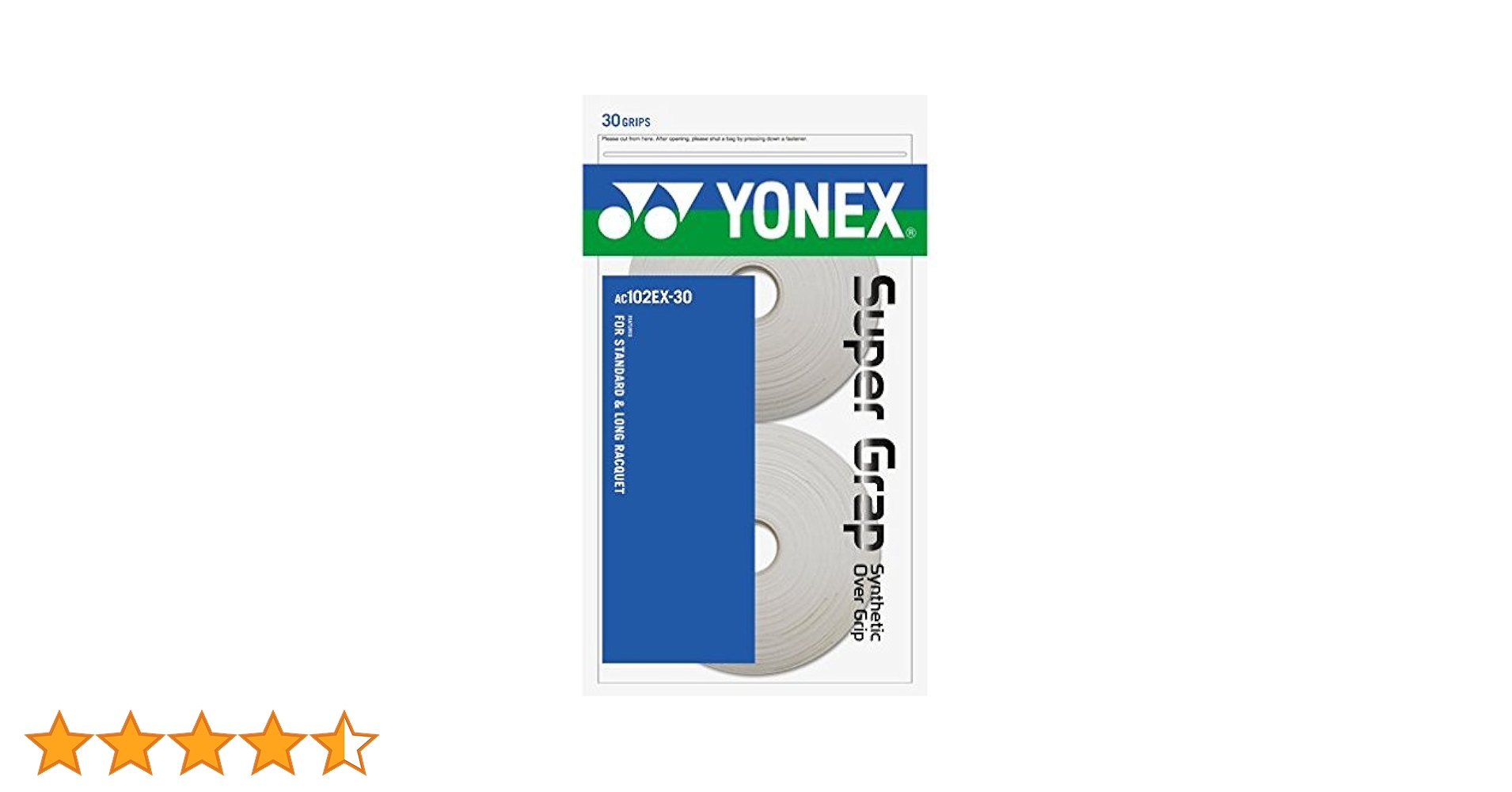 Amazon | ヨネックス ウェットスーパーグリップx30本 白 [並行